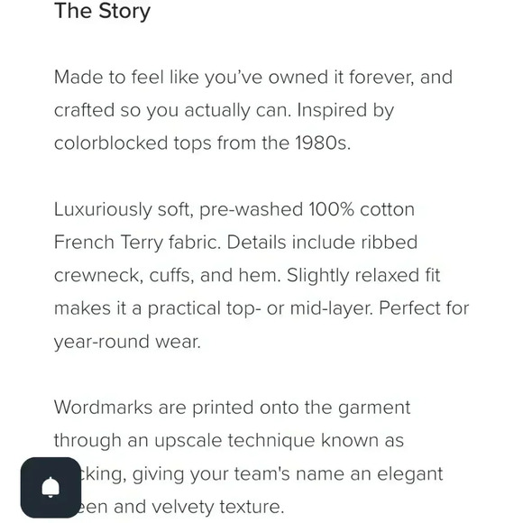 NWT Hillflint West Virginia University WVU Mountaineers Crewneck Sweatshirt - Picture 9 of 9